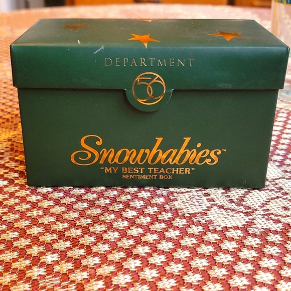 Snowbabies "My Best Teacher" Box by Department 56 - Picture 7 of 8